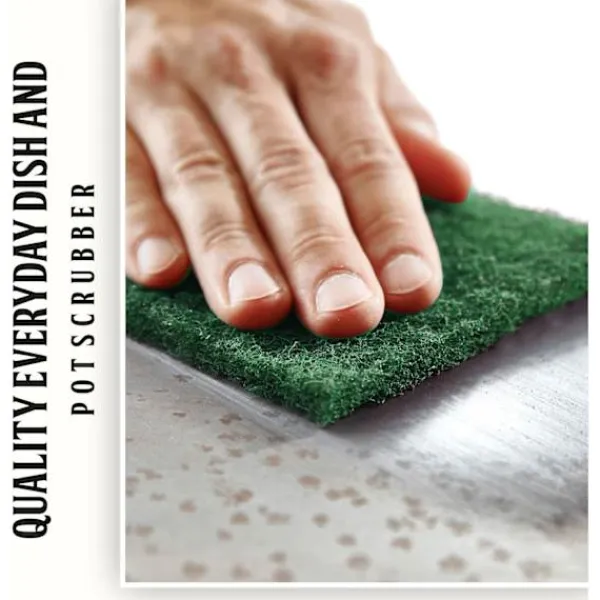 Hot Multifunktionell Skursvamp Diskning Rengöring Skrubber Svampar Kraftig Catering Kök Badrum Hushållsverktyg 5 st