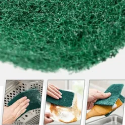 Hot Multifunktionell Skursvamp Diskning Rengöring Skrubber Svampar Kraftig Catering Kök Badrum Hushållsverktyg 5 st