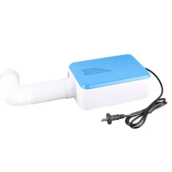 Outlet Multifunktionell 600W klädtork hushåll liten bärbar elektrisk skotork klädtork blå EU rund stickpropp