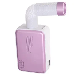 New Multifunktionell 600W klädtork hushåll liten bärbar elektrisk skotork klädtork lila EU rund stickpropp