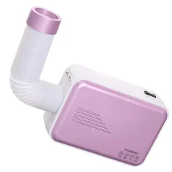 New Multifunktionell 600W klädtork hushåll liten bärbar elektrisk skotork klädtork lila EU rund stickpropp