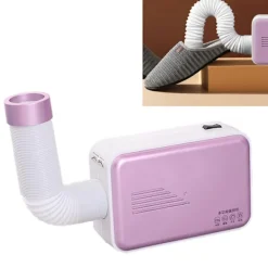 New Multifunktionell 600W klädtork hushåll liten bärbar elektrisk skotork klädtork lila EU rund stickpropp