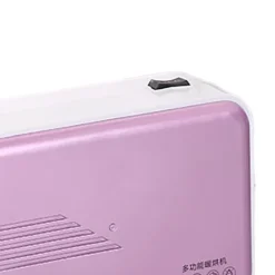 New Multifunktionell 600W klädtork hushåll liten bärbar elektrisk skotork klädtork lila EU rund stickpropp