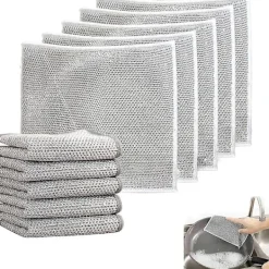 Best Multifunktionella Disktrasor av Ståltråd, Repfri Metalltrasa för Vått och Torrt, Återanvändbara Disksvampar för Rengöring av Diskar och Grytor