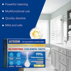 Outlet Multifunktionella rengöringstabletter för sanering - Tar enkelt bort smuts, fläckar och fett från köks- och badrumsytor