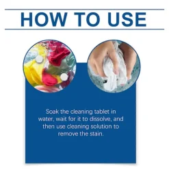 Outlet Multifunktionella rengöringstabletter för sanering - Tar enkelt bort smuts, fläckar och fett från köks- och badrumsytor