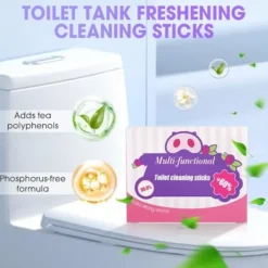 Sale Multifunktionella Toalettrengöringsstavar - Drop-in Tankrengörare & Fräschare med Långvarig Fräschör för Toalettskålen (1)