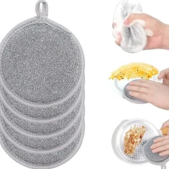 Discount Multifunktionella Tråd Diskbord, 2024 Nya Repfria Tråd Diskbord Våta och Torra Dubbla Lager Tråd Diskbord