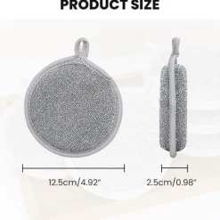 Online Multifunktionella Tråddisktrasor, 2024 Nya Repfria Tråddisktrasor Våta och Torra Dubbla Lager Tråddisktrasor