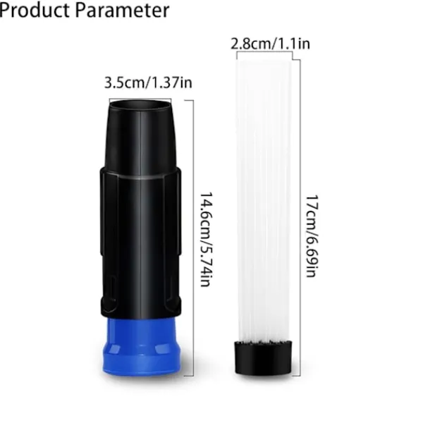 Hot Multifunktionellt dammsugarmunstycke, borste för ventiler, lådor och bil.