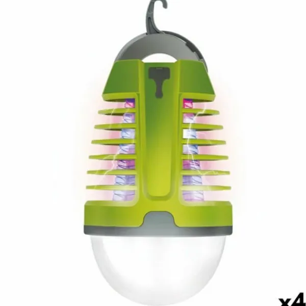 Hot BIGBUY PRODUCTOS DE HOGAR Myggavvisande lampa - BigBuy - Modell 10465 - Plast - Flerfärgad - 4 enheter