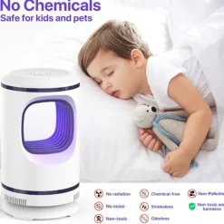 Discount Myggdödande lampa, 360° insektsfälla, USB-laddning