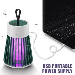 Online Myggdödare Flugfällor Säker Hushållsmyggljus Lämplig för myggor och flygande insekter grön