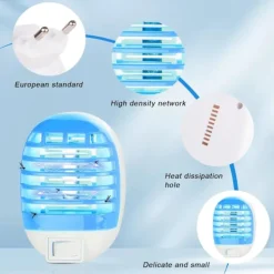 Online Myggdödarlampa, Anti-Mygglampa, 4-pack Anti-Mygglampa, Elektrisk Insektsdödare för Hem, Trädgård