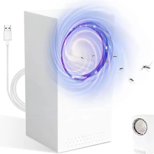 Myggdödarlampa, USB Elektrisk Insektsfälla med UV-lampa, 180Light Myggdödare Zapper för Kök Barnrum Inomhus och Utomhus (LGL)