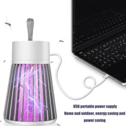 New Mygglampa, 2025 Ny 2-i-1 Bärbar Sladdlös Vattentät Campinglampa för Utomhusbruk (1 st Grön/Grå)