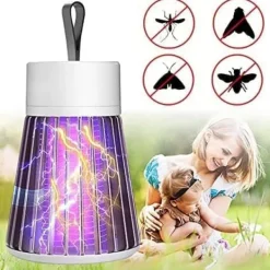 New Mygglampa, 2025 Ny 2-i-1 Bärbar Sladdlös Vattentät Campinglampa för Utomhusbruk (1 st Grön/Grå)