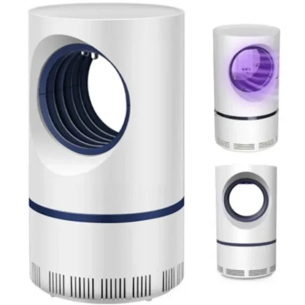 Hot Mygglampa Myggfångare UV Myggdödare Insektfångare USB vit