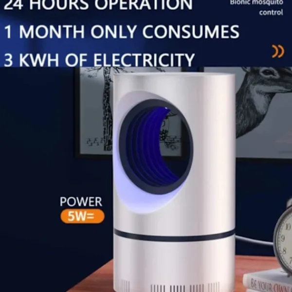 Hot Mygglampa Myggfångare UV Myggdödare Insektfångare USB vit