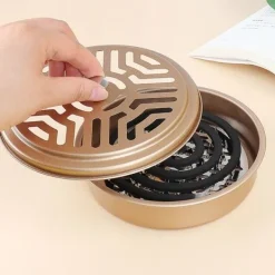 Outlet Myggspiralhållare, fackram, rostfritt stål, runt stativ, silver, silver