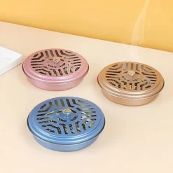 Outlet Myggspiralhållare, fackram, rostfritt stål, runt stativ, silver, silver