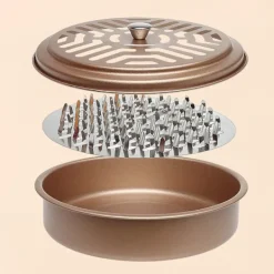 Outlet Myggspiralhållare, fackram, rostfritt stål, runt stativ, silver, silver