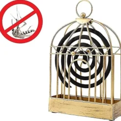 Hot Myggspiralhållare i Metall, Insektsavvisande Stativ, Nordisk Retro Järn Insektshållare, Avvisande Stativ med Spiral i Rostfritt Stål för Myggspiral