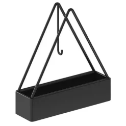 LBSS Myggspiralhållare med trianglar Form Brandsäker Myggavstötande spolar Bricka Inflyttningspresent Black