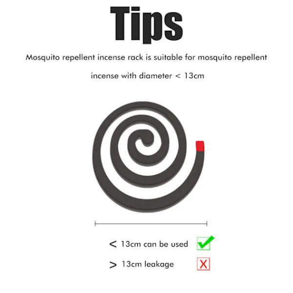 Myggspiralhållare Metal Myggspiralhållare för sommaren mot myggor Insekter Myggmedelsställ