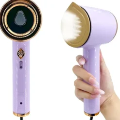 Discount NA/Mini Resestrykjärn med Ånga och Vattentank, Liten Portabel Strykjärn för Kläder, Handhållen, Lättviktig och Snabb Uppvärmning