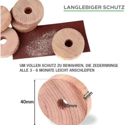 Best Naturlig cederträ repellent - 30 malbollar utmärkt garderobs repellent - ekologisk - malfälla - kemikaliefri