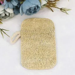 ECORP Naturlig Loofah Svamp Diskborste 6-pack Set för Köksrengöring Miljövänlig