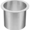 Best Nedfällbar soptunna i rostfritt stål, rund inbyggd bänkskiva avfallstratt s20241212199 Silver 13.00X13.00X10.00CM