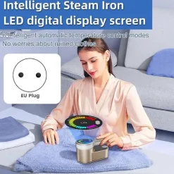Hot Ångare för Kläder, 6 Lägen Klädångare, Portabel Kompakt Klädångare Strykmaskin för Hemresor, EU-kontakt