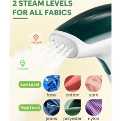 Clearance Ångare för Kläder, Portabel Mini Reseplaggångare, 20-sekunders Snabb Uppvärmning, Starkt Penetrerande Ånga, för Hem, Kontor och Resor
