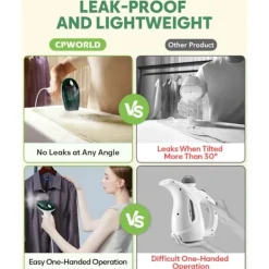 Clearance Ångare för Kläder, Portabel Mini Reseplaggångare, 20-sekunders Snabb Uppvärmning, Starkt Penetrerande Ånga, för Hem, Kontor och Resor