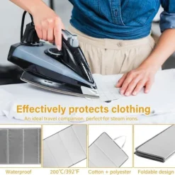 New Ångbräda för kläder, stativ för ångning av kläder, ångplatta, hängande strykbräda, ångare för kläder, hängande ångstrykjärnsplatta (ångbräda)