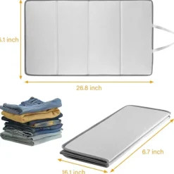 Hot Ångbräda för kläder, stativ för ångning av kläder, ångplatta, hängande strykbräda, ångare för kläder, hängande ångstrykjärnsplatta (ångbräda)