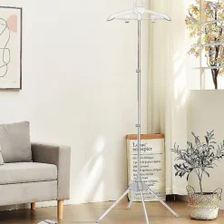 Hot Ångkokarstativ - Fällbart teleskopiskt klädångarstativ, Hängare för ångande kläder, Ångställ för kläder grey