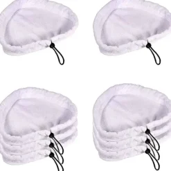 Outlet Ångmopp 8 stycken Mikrofiberduk Mikrofiber Ångrengöringspads Tvättsbara Mopp Ersättningsdelar