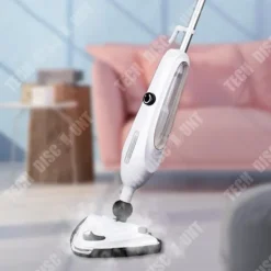 TECH DISCOUNT Ångmopp - TD® - Bärbar - Dubbel tank - 1500W - Hemstädning
