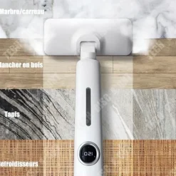 New TECH DISCOUNT Ångmopp - TD® - Elektrisk rengörare - Sterilisering - Hög temperatur - 301-500 ml