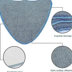 Hot Ångmopp Pads för Dirt Devil DSS04-E01 Ångrengöringskvast (4-pack)