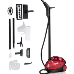 Outlet COSTWAY Ångmopp 2000W för Sängbuggar - Mångsidig Ånga 1,5L Reservoir, 19 Tillbehör 4,0 Bar för Golv, Mattor Blå