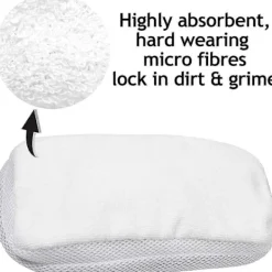 Clearance Ångmoppdukar för Morphy Richards 720020 & 70495 - 4-pack, 9-i-1 Hårda Golv-dynor