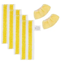 Best Ångmoppdynor för Karcher EasyFix SC2 SC3 SC4 SC5 Ångrengörare, Mikrofiber Tvättbar Återanvändbar [DB]