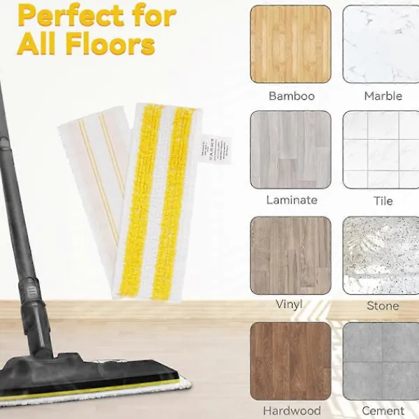Ångmoppdynor för Karcher EasyFix SC2 SC3 SC4 SC5 Handhållen Dammsugare Tillbehör Tvättbar Mikrofiber