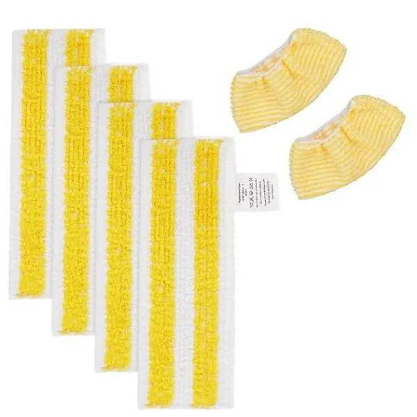 Online FMYSJ Ångmoppdynor för Kärcher EasyFix SC2 SC3 SC4 SC5 Ångrengörare, Mikrofiber Tvättbara Återanvändbara (FMY) Yellow