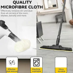 Online FMYSJ Ångmoppdynor för Kärcher EasyFix SC2 SC3 SC4 SC5 Ångrengörare, Mikrofiber Tvättbara Återanvändbara (FMY) Yellow