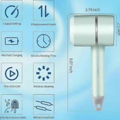 Discount Ångmopprengöringsdynor i mikrofiber, slitstarka för golv – yux